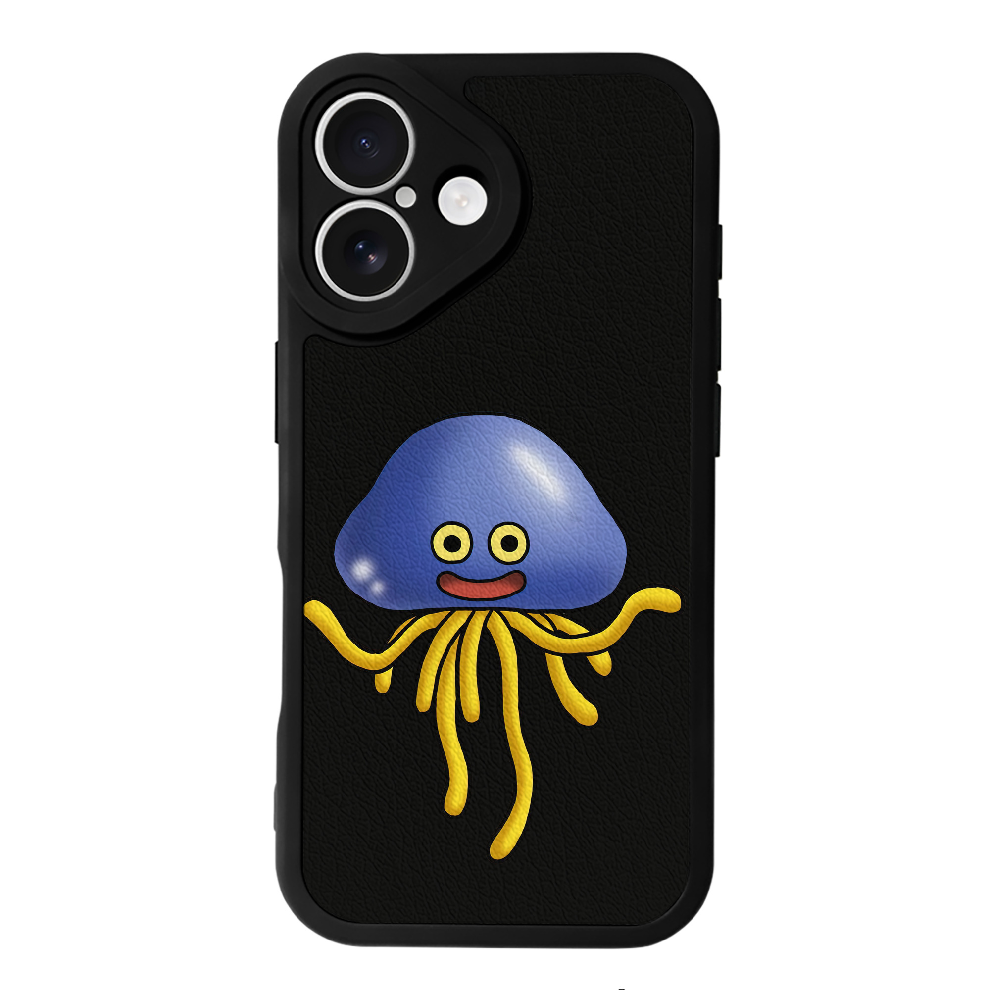 （画像用） ドラゴンクエスト Doragon Kuesuto Dragon Quest 【iPhone 16シリーズ対応】シリコンスマホケース（レザー調） 材質：シリコン